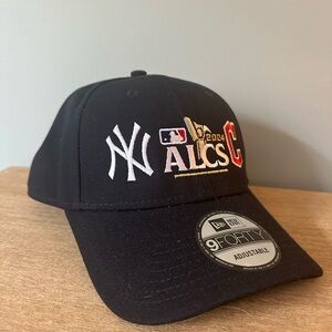 New Era 9FORTY Adjustable Black Cap New York Yankees 2024 ALCS MLB Baseball